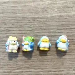 昭和レトロ　ペンギン　ファンシー　陶器　置物　４点セット