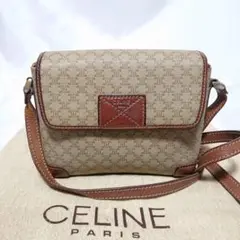 CELINE マカダム柄 ショルダーバッグ