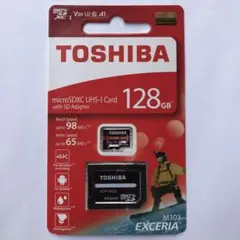 4K対応 書込65M switch利用可能 東芝 マイクロSDカード 128GB