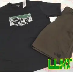 ゆるキャン　Tシャツ　パジャマ　ルームウェア　ちくわ　はんぺん　ハーフパンツ