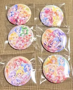 プリキュア ビスケット　缶バッジ