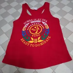ZUMBA タンクトップ 赤