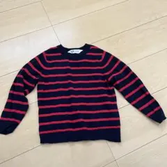 H&M ストライプニットセーター US 2-4