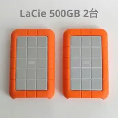 LaCie ポータブルHDD 500GB 2台