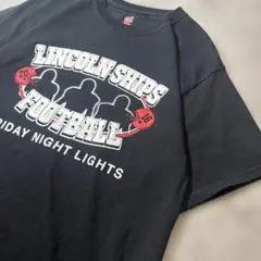 2016年 LINCOLN SHIPS フットボール チームTシャツ ブラック