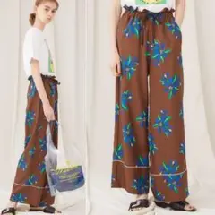 MUVEIL ミュベール♡花柄ワイドパンツ
