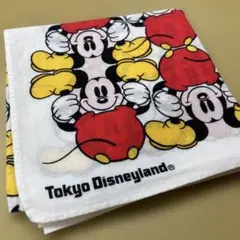 ミッキーマウス　東京ディズニーランド　ハンカチ