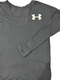 UNDER ARMOUR Vネック長袖Tシャツ XS フィットネス