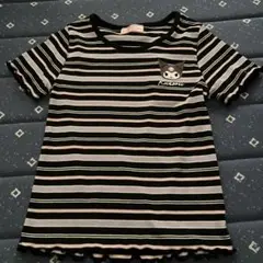 Sanrio リッカリッカ　ストライプTシャツ 150