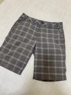 チェック柄ショートパンツ サイズ30