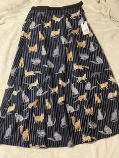 グラニフ　graniph 猫柄　スカート　ねこ　ネコ　♡