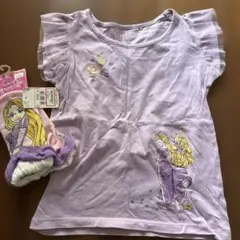 UNIQLO ラプンツェル Tシャツ 100cm&靴下