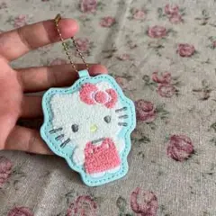ハローキティ ネームタグ 水色