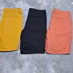 メンズ☆ユニクロ☆ハーフパンツ☆短パン☆美品☆3枚色ちがいセット☆XL☆
