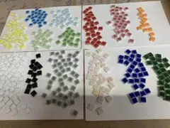 モザイクタイル　日本製　縦✖️横1cm 夏休み工作　ハンドメイド　雑貨