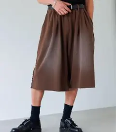 SINSSスウェットハーフパンツブラウン