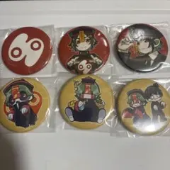 缶バッジ 6個セットコラボ さばぴー 缶バッジ ヴィレヴァン