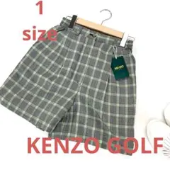 新品 KENZO GOLF チェック柄 ウールショートパンツ 4834