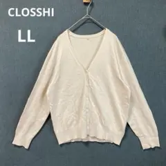 CLOSSHIクロッシー LL しまむら Vネック カーディガン 薄手 冷房対策