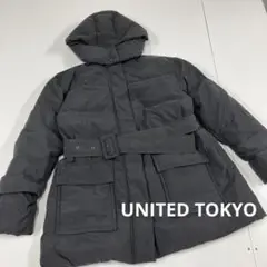 ユナイテッドトウキョウ ミディフーデッドダウンコート ダウンジャケット 1