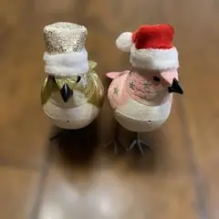 Francfranc クリスマス　鳥　置物