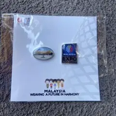 非売品　万博　マレーシア館限定ピンバッチ　ノベルティ