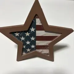 星型 アメリカ国旗デザイン 置物