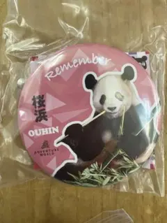 アドベンチャーワールド　ランダム缶バッジ　桜浜