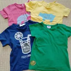 【4枚セット】コットン　Tシャツ 半袖　95