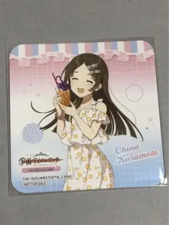 倉木千奈　学園アイドルマスター　スイーツパラダイス　特典　コースター