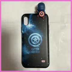 iPhone X/Xsマーベル アベンジャーズ　キャプテンアメリカICカード対応