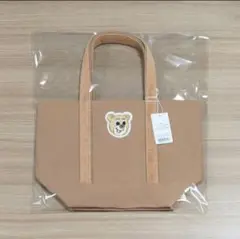 未開封 オールドテディ ワッペントートバッグ ベージュ 小