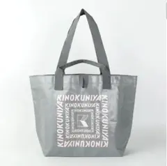 【新品未使用】紀ノ国屋 KINOKUNIYA ダブルハンドルトートグレー×ピンク