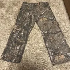 REALTREE カモフラージュパンツ 100%コットン