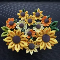 【No.1367】つまみ細工・お花パーツ