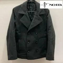 NO ID. ノーアイディー　Pコート　Y2K ショート丈　黒　ブラック