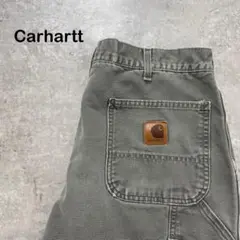 【BT060】カーハート ダックペインターパンツ オリーブグリーン W36L32