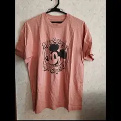 未使用　ユニクロ　ミッキーフェイス　UT　ピンク　M Tシャツ