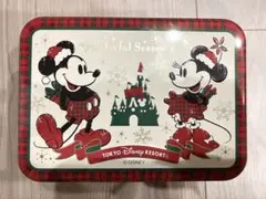 ディズニー　クリスマス　ミッキー　ミニー　缶
