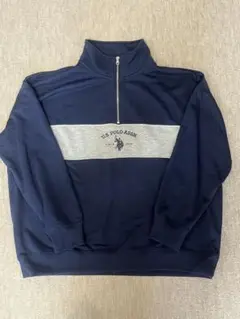 【美品】U.S. POLO ASSN./ユーエスポロアッスン/ハーフジップ