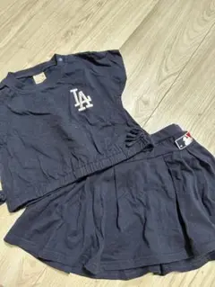 MLB LAロゴ入りネイビーセットアップ