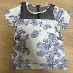 花柄　Tシャツ
