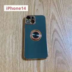 ✨残り１点✨ iPhone 14 ケース　保護　カバー　グリーン　緑　おしゃれ
