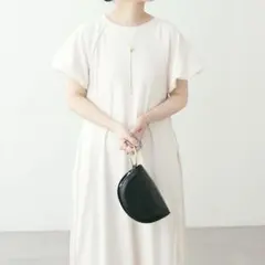【mamamo】osono楽ちん2WAYリップルワンピース