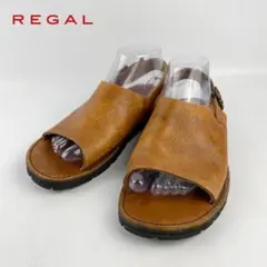 REGAL リーガル サンダル 本革 レザー ブラウン/NB95