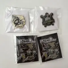 阪神タイガース　ピンズ　レジェンドピンズ　4個セット
