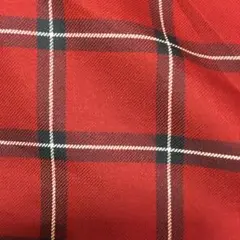 アパレル布　3M 赤系チェック