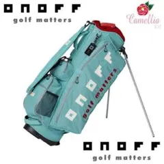 新品 ONOFF オノフ キャディバッグ スタンド 軽量 サックス