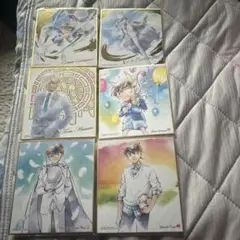 名探偵コナン 安室透 怪盗キッド 工藤新一 ミニ色紙 グッズ 新品未使用