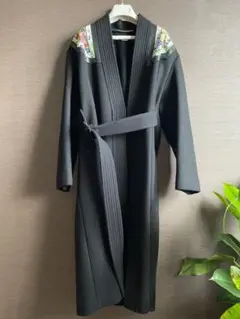 ステラマッカートニー パッチワーク コート黒